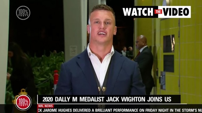 Dally M winner Jack Wighton was unaware that results had been leaked (100% Footy)