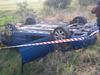 Social media pile-on after car flips in pothole