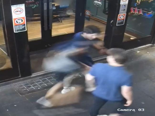 The man attacked from behind. Picture: NSW Police