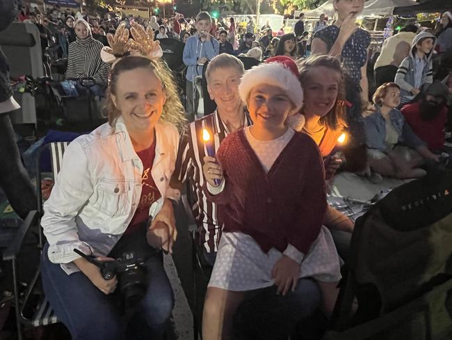 The city turned out to celebrate its annual Christmas carols event.