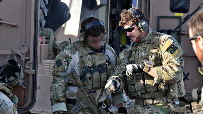 Former SAS soldier Ben Roberts-Smith pictured on tour in Afghanistan. Picture: Department of Defence