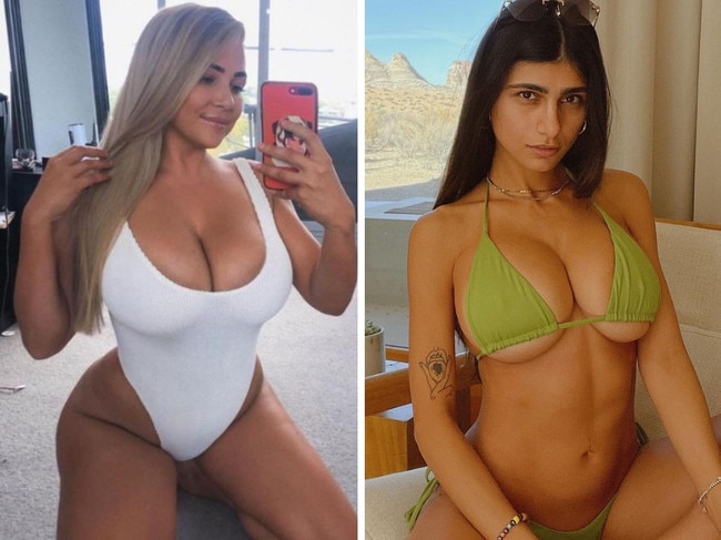 Perth influencer Jem Wolfie and Lebanese-American model Mia Khalifa are among the top earners on the site.