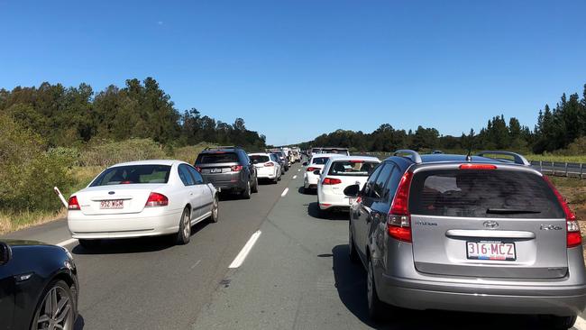 Congestion on the Bruce Hwy.