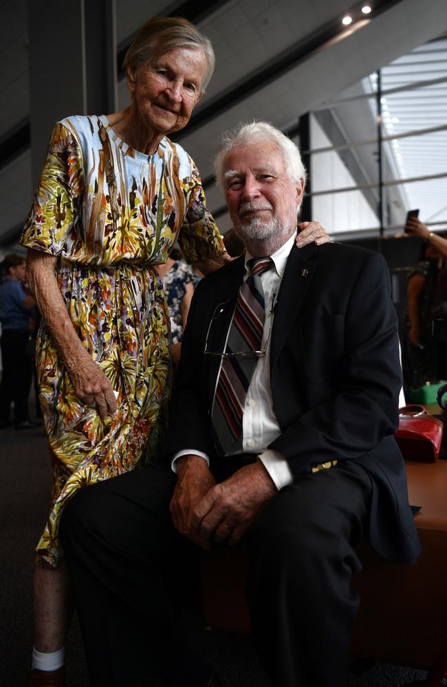 Elaine Edwards and John Edwards at the 2024 NT Australian of the Year Awards at the Darwin Convention Centre on Monday, November 6.