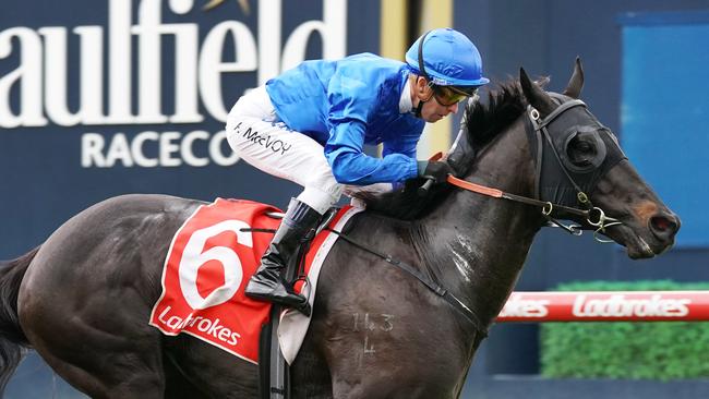 Ex-Godolphin gelding Haunted will be Sonja Kumpikas’ first runner in 17 years. Picture: AAP