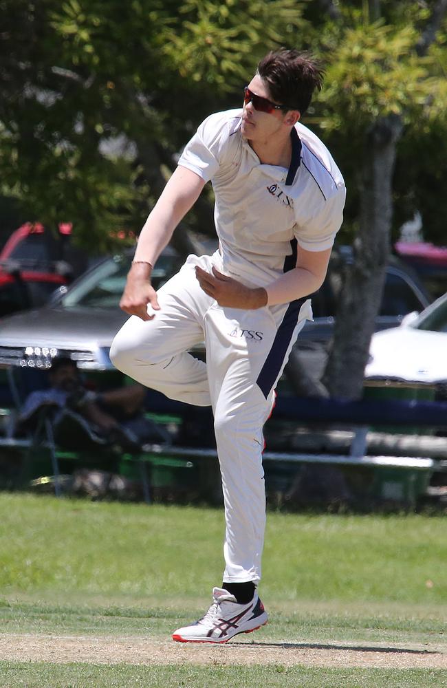 TSS allrounder Jacob Bath last season - he scored runs today. Pic Mike Batterham