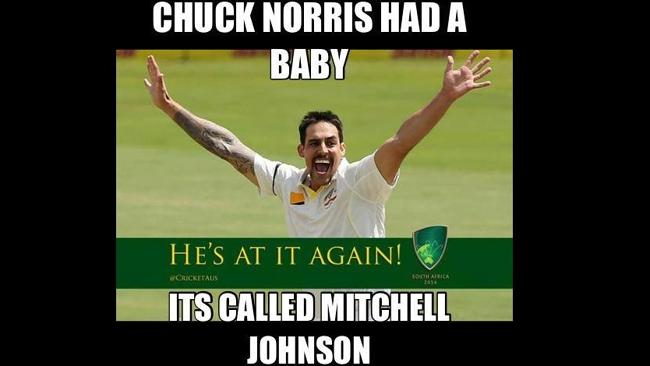 Mitchell Johnson memes spread across internet after destroying South Africa  in first Test