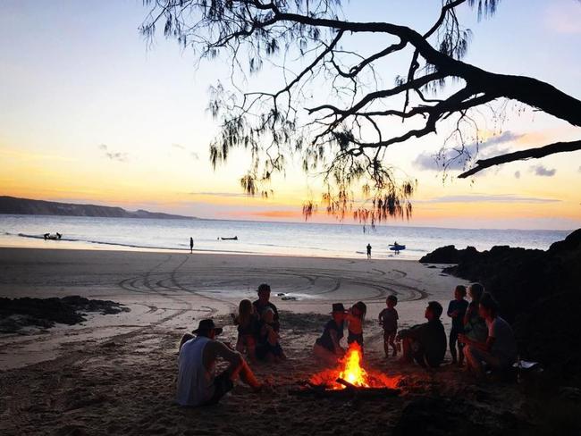 This post got 403,164 likes: “Surfing, fishing, roasted marshmallows and sunsets!! What more do you want! @australia” Picture: Chris Hemsworth /Instagram