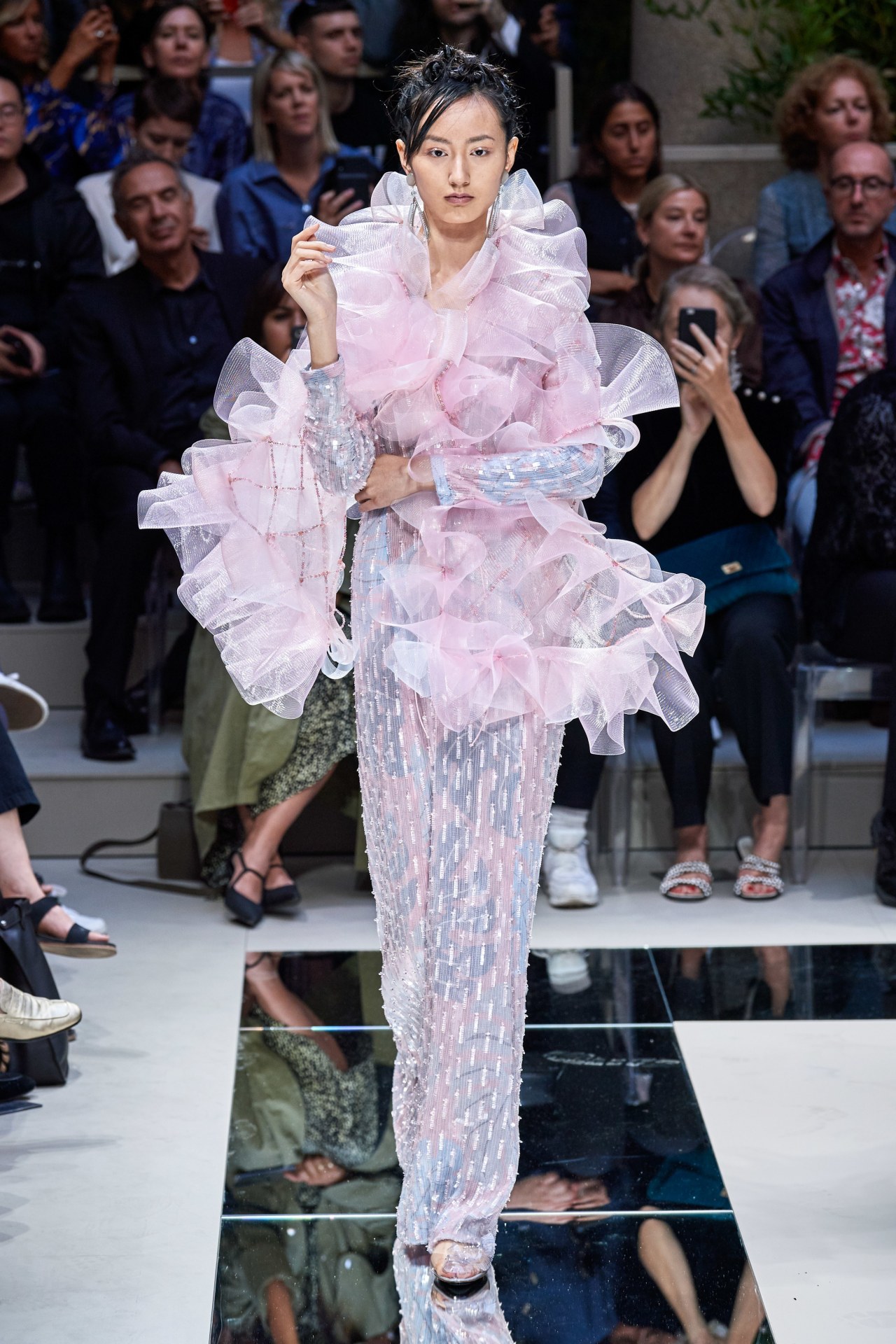 Suzy Menkes at Milan Fashion Week ready-to-wear spring/summer 2020