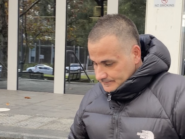 Joseph Malta outside Bankstown Local Court.