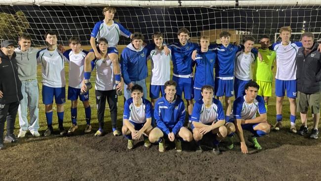 Collaroy Cromer Strikers U18 men Champion of Champions team. Picture: Supplied