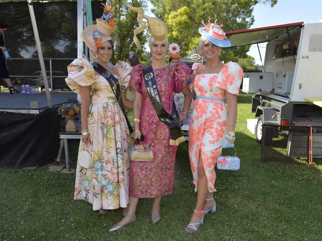 Best dressed ladies at the 2023 Lismore Cup – 1st Nadine Dimitrioski, 2nd Angela McCormick and 3rd Josie Murphy.