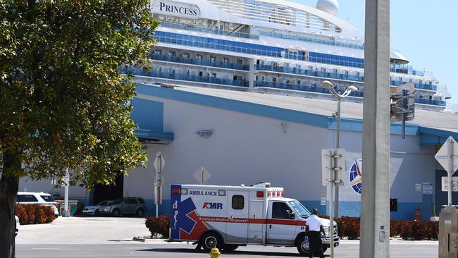 Four new cases are linked to the Coral Princess. Picture; AFP.