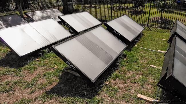 10 hydropanels were installed in Narromine and other schools to produce water. Photo: SOURCE.