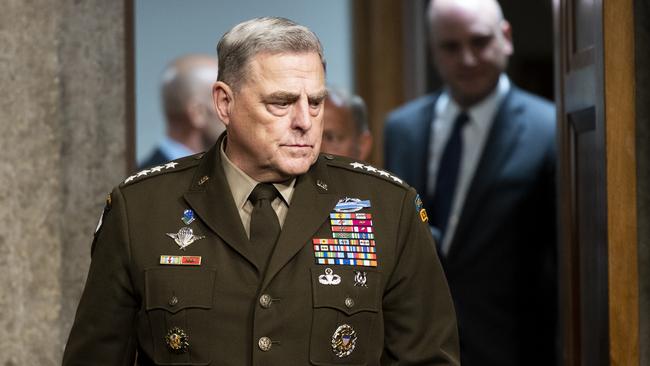 Donald Trump suggested the other day that Gen. Mark Milley, the nation’s highest military officer, deserves execution — as in death. Pictured is Chairman of the Joint Chiefs of Staff General Mark Milley. Picture: Bill Clark via Getty Images)