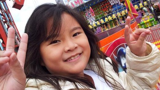 Adelene Leong, 8, who died after being thrown from a ride at the Adelaide Show in September 2014.