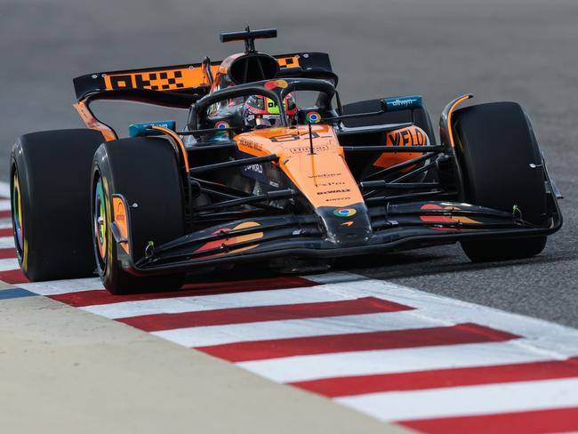 Oscar Piastri in action during testing at Bahrain. Picture: Getty Images