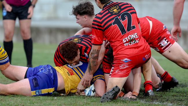 The Giants were denied time and time again in the first half. Picture: DC Sports Photography