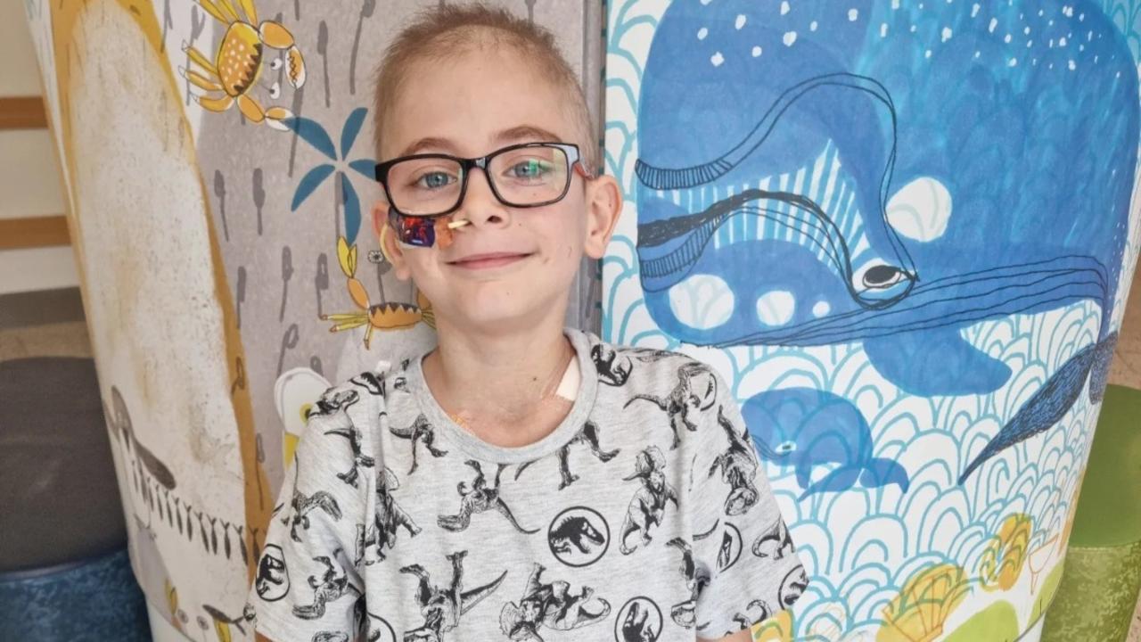 Henry Ziotas, 7, from Mount Duneed has been diagnosed with neuroblastoma, a rare and aggressive form of cancer. Picture: Supplied