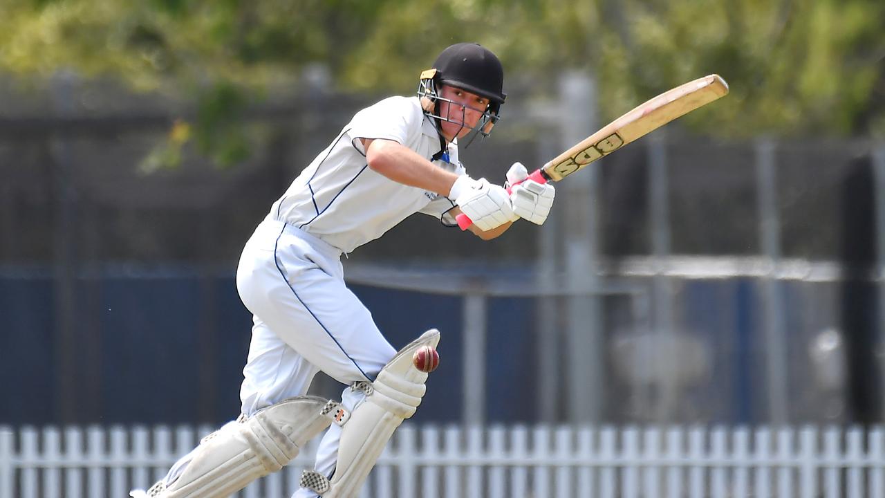 Toowoomba Grammar School batsman Charlie Bignell. Picture, John Gass