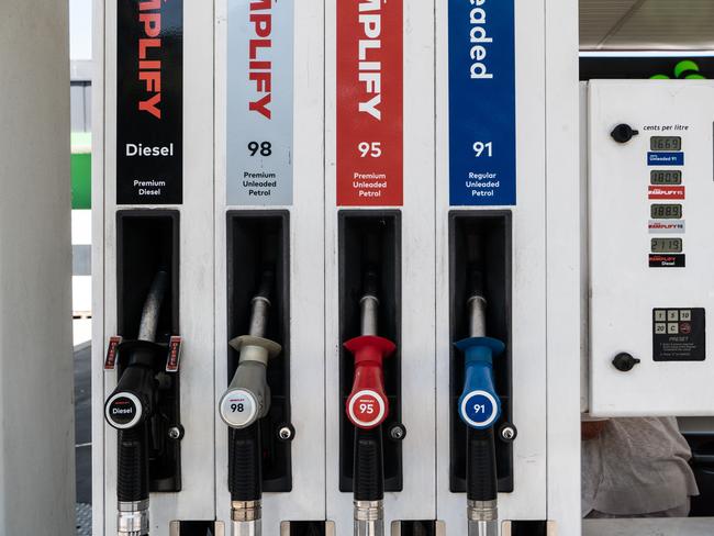 SYDNEY, AUSTRALIA - NewsWire Photos 24, JAN, 2023: A gas pump is seen at a petrol station in Sydney. Picture: NCA NewsWire / Flavio Brancaleone