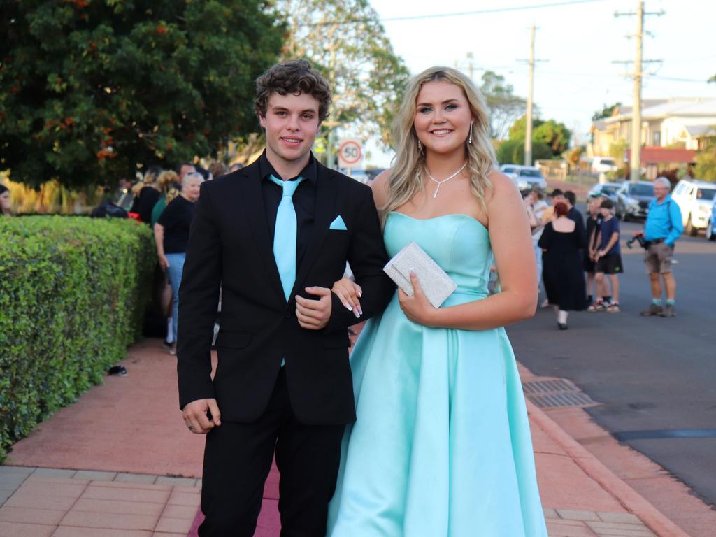 Annellise Supple and Nymera at the 2023 Isis State High School formal. Image credit: Isis SHS.