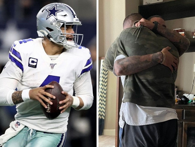 Dak Prescott secured the bag.