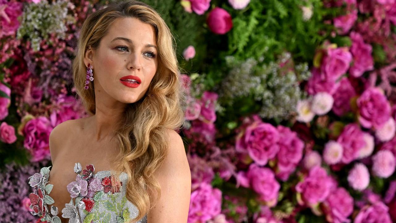 The actress has been slammed for promoting her new haircare line and floral fashions instead of the important message in the movie. Picture: JUSTIN TALLIS / AFP