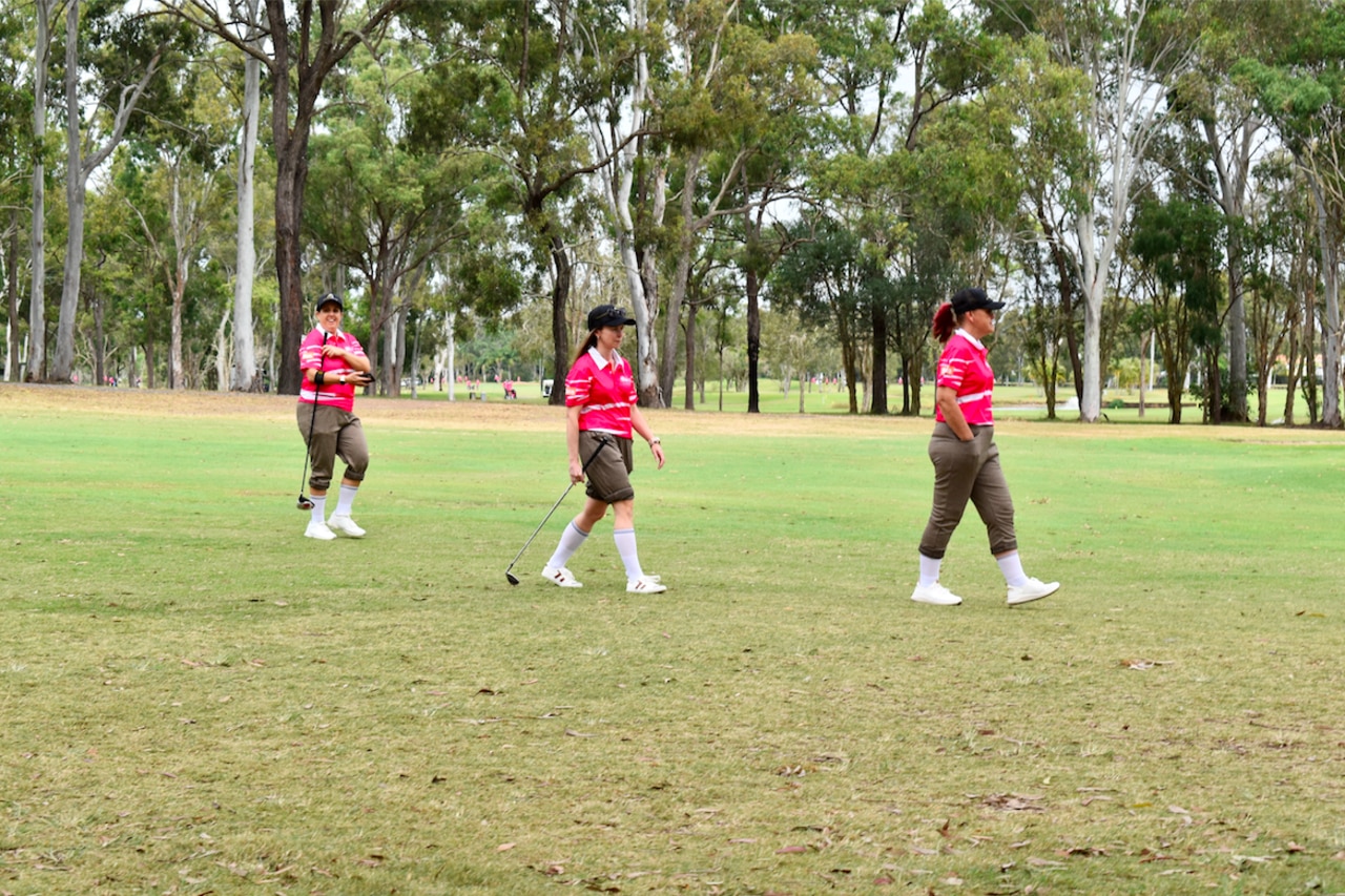 Women supporting the Fraser Coast Mates Day 2021. Picture: Isabella Magee