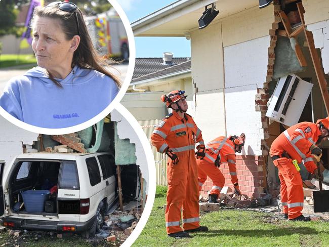 Car into hospital artwork for tiser