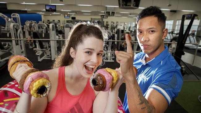 Lifting weights has been shown to slow and even halt degeneration in brain areas vulnerable to Alzheimer’s disease in studies at the University of Sydney. Picture: David Geraghty