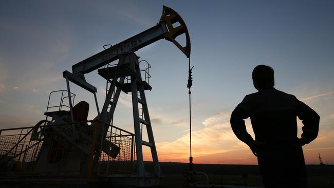 An oil well near Almetyevsk, Russia. Picture: Bloomberg