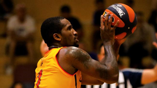 Kavione Green had one of his biggest games for Werribee. Photo: Patrick Kavanagh/Supplied.