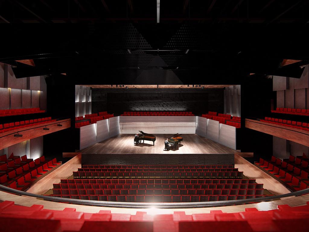 The theatre in Mona’s proposed Motown hotel. Picture: SUPPLIED