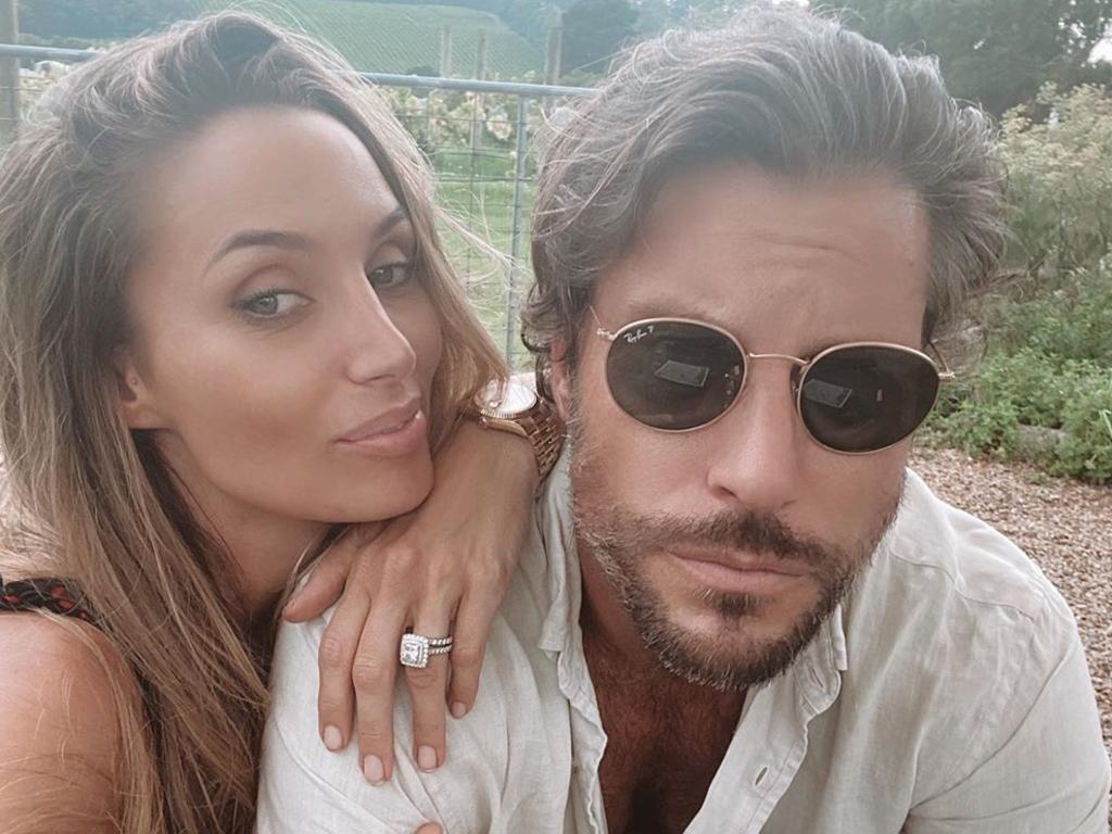 Snezana Wood (pictured with her husband Sam) has taken a stand against those who shame other parents. Picture: Instagram/snezanawood