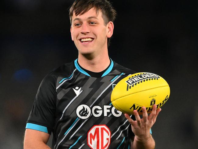 Zak Butters announced himself as a bona fide star last year. Picture: Morgan Hancock/AFL Photos via Getty Images