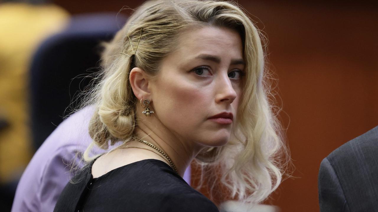 After writing about her struggles “on trial in the court of public opinion,” an actual jury has deemed Amber’s words defamatory. Picture: AFP.