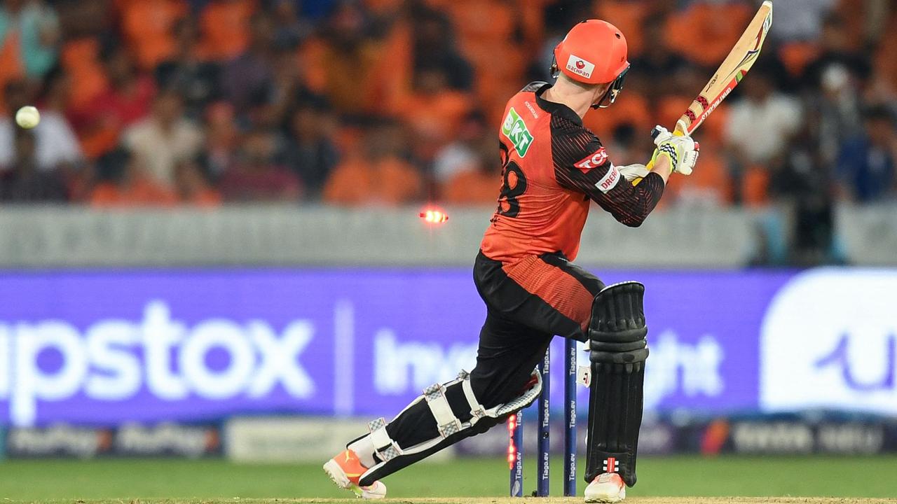 Sunrisers Hyderabad's Harry Brook. Photo by Noah SEELAM / AFP