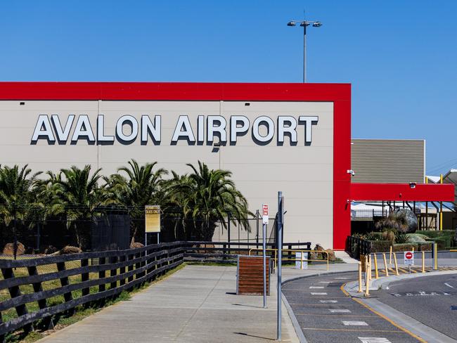 Avalon Airport where the teenager was arrested. Picture: Aaron Francis