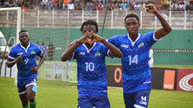 Kei Kamara celebrates his goal for Sierra Leone against Ivory Coast. Picture: Darren McKinstry