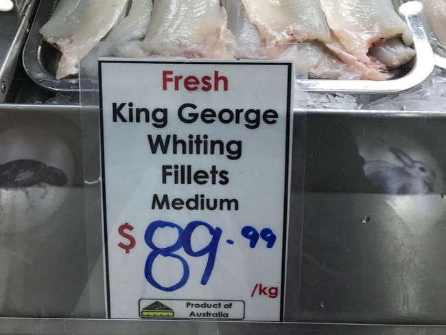 Fish prices Central Market, November 22, 2018