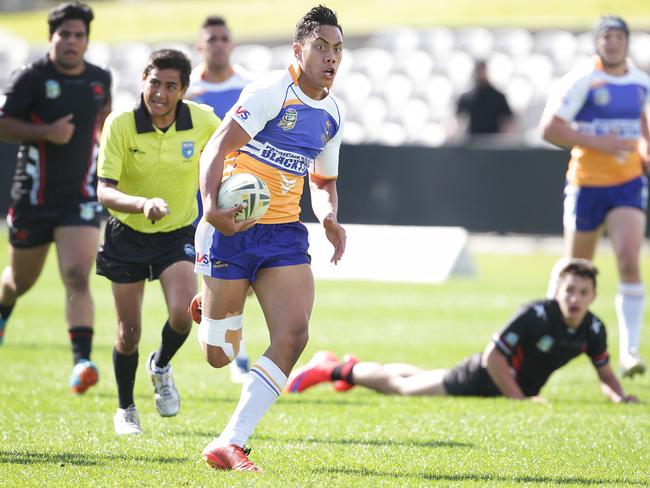 Jarome Luai from Patrician Brothers Blacktown. Picture: Daniel Aarons