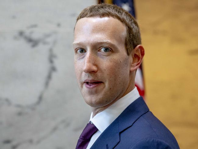 WASHINGTON, DC - SEPTEMBER 19: Facebook founder and CEO Mark Zuckerberg leaves a meeting with Senator John Cornyn (R-TX) in his office on Capitol Hill on September 19, 2019 in Washington, DC. Zuckerberg is making the rounds with various lawmakers in Washington today.   Samuel Corum/Getty Images/AFP == FOR NEWSPAPERS, INTERNET, TELCOS & TELEVISION USE ONLY ==