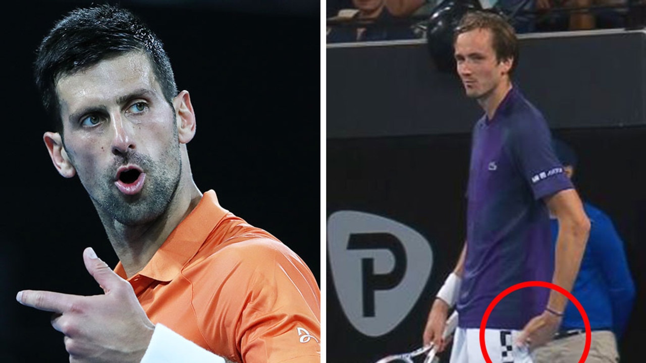 Daniil Medvedev mocks Novak Djokovic over injury complaint