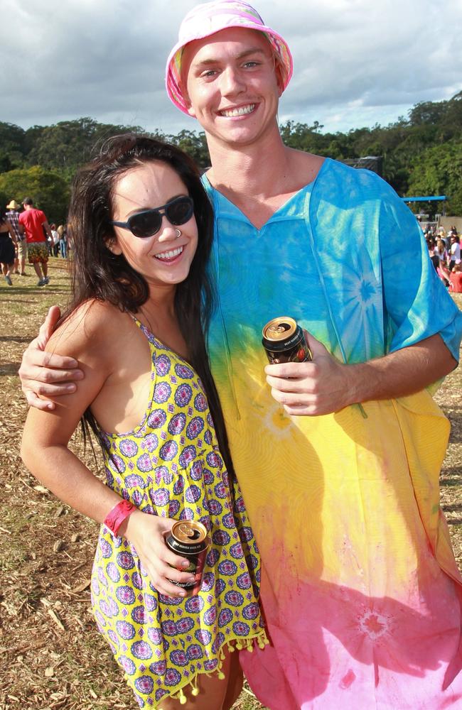 Big Pineapple Music Festival, 2014: Michaela Cahill and Karl Bowman. Photo: Brett Wortman / Sunshine Coast Daily