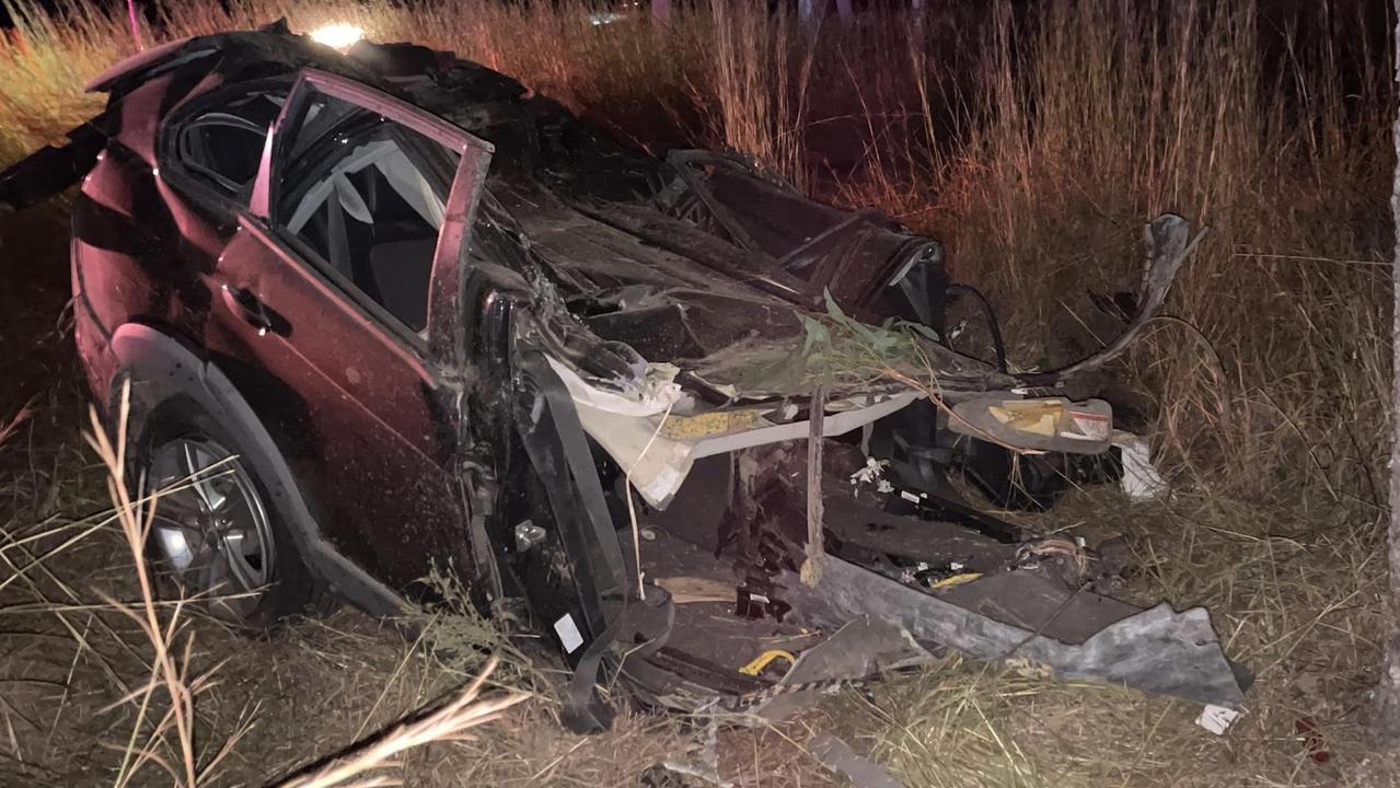 A statement from Gayndah police said the couple’s Holden Captiva, which was allegedly travelling at high speed crashed into a tree off the Burnett Hwy at Booubyjan. They said the vehicle broke apart on impact.