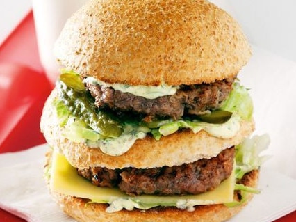 This burger will go down a treat at any Saturday arvo gathering.