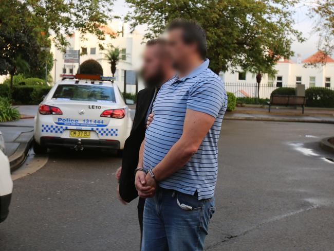 Scott Miller being arrested in 2021. Picture: NSW Police