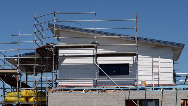 Simonds Queensland Constructions has been fined after a workplace accident on the Sunshine Coast. Pictured is a generic photo of residential scaffolding.