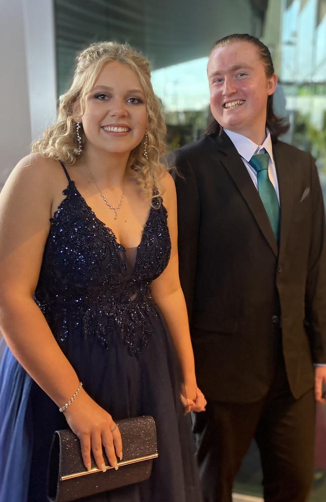 Mitchell and Aspen at the 2022 Beerwah State High formal.